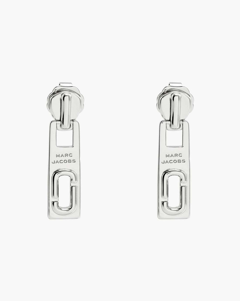 Marc Jacobs J Marc Zipper Earrings Silver JEWELRY