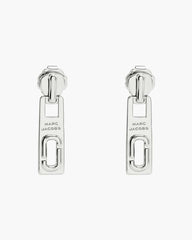 Marc Jacobs J Marc Zipper Earrings Silver JEWELRY