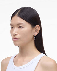 Marc Jacobs J Marc Zipper Earrings Silver JEWELRY