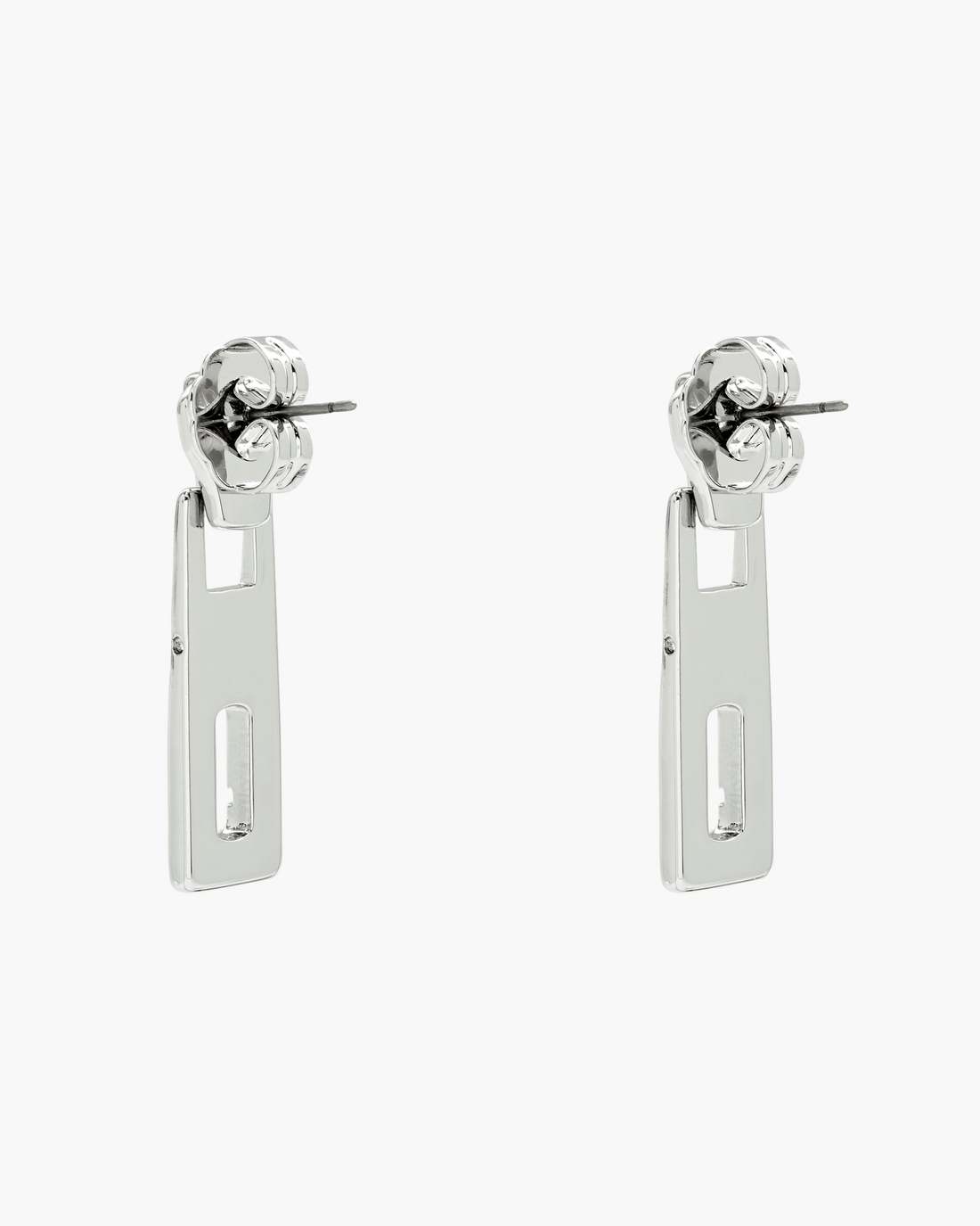 Marc Jacobs J Marc Zipper Earrings Silver JEWELRY