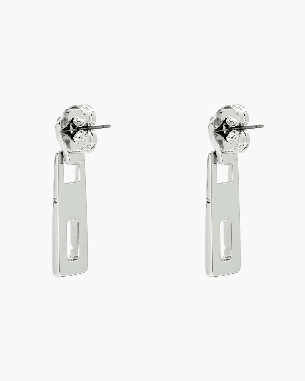 Marc Jacobs J Marc Zipper Earrings Silver JEWELRY