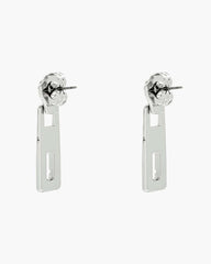 Marc Jacobs J Marc Zipper Earrings Silver JEWELRY