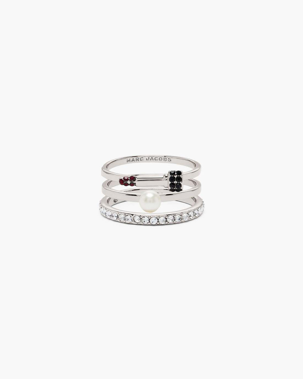 Marc Jacobs The Rouge Ring Set Silver/Multi JEWELRY|NEW ARRIVALS