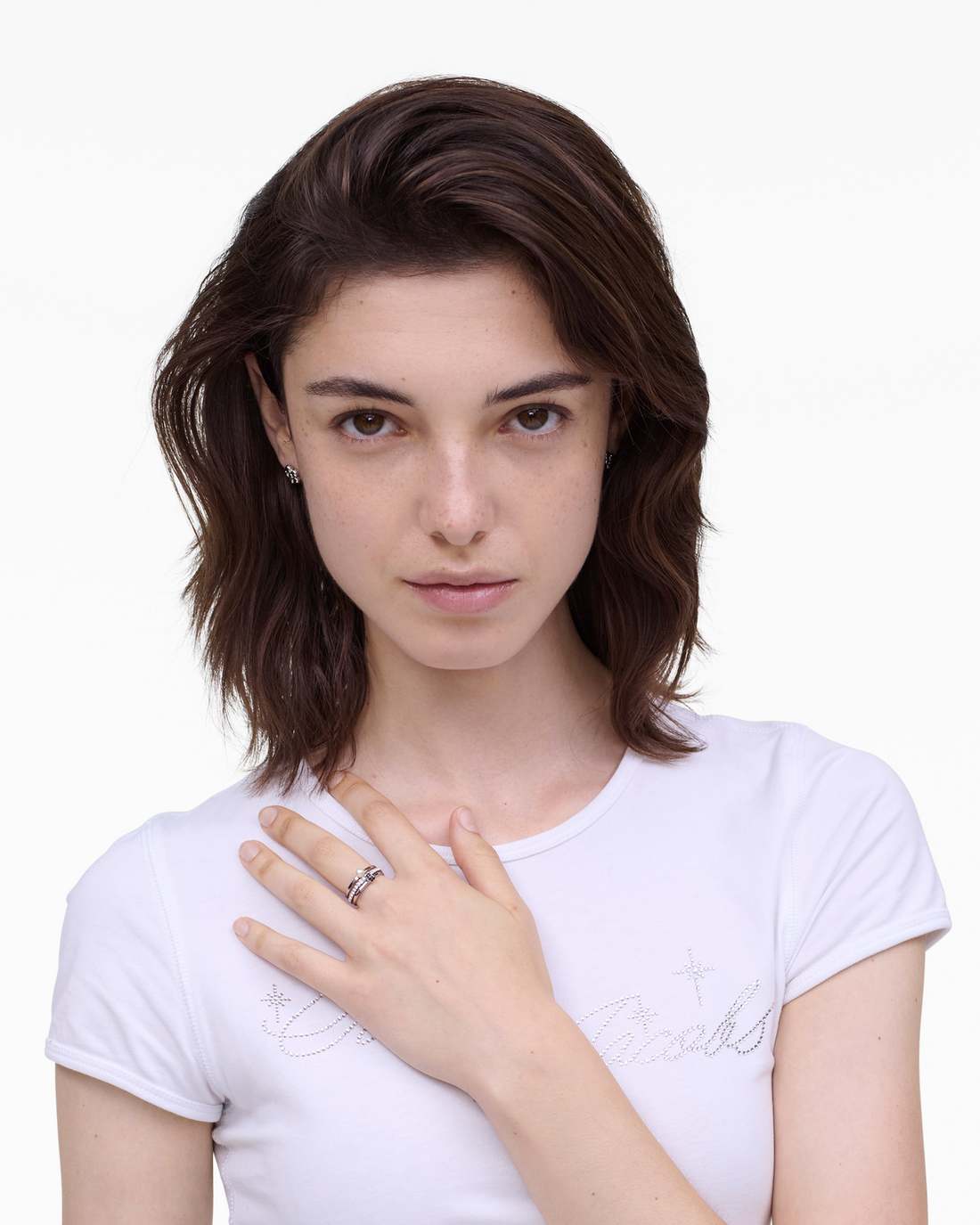 Marc Jacobs The Rouge Ring Set Silver/Multi JEWELRY|NEW ARRIVALS