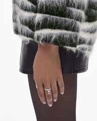 Marc Jacobs J Marc Zipper Ring Silver JEWELRY