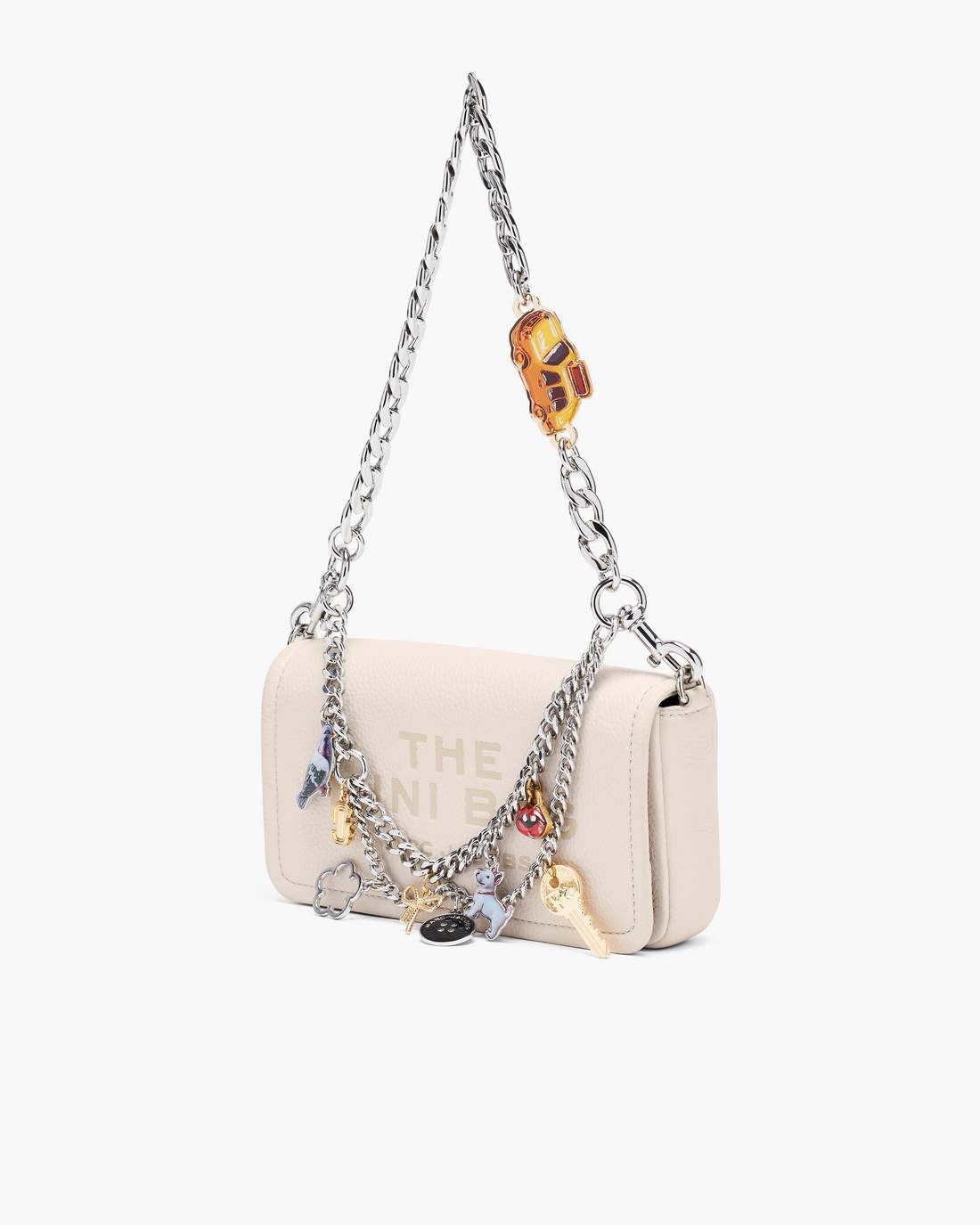 Marc Jacobs The Trinket Charm Chain Shoulder Strap Nickel ACCESSORIES|NEW ARRIVALS