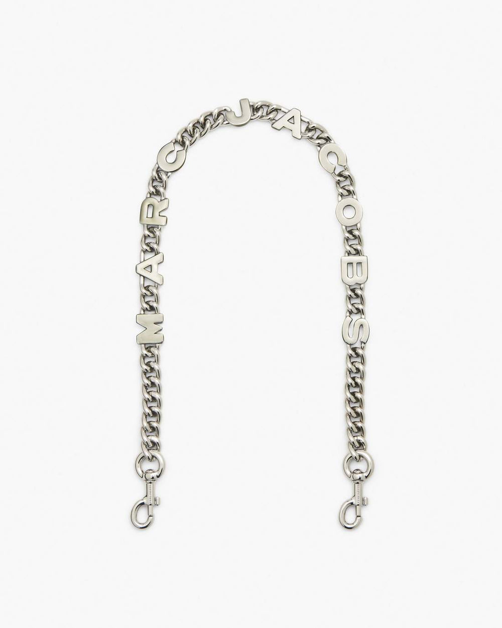 Marc Jacobs The Logo Chain Shoulder Strap Nickel ACCESSORIES