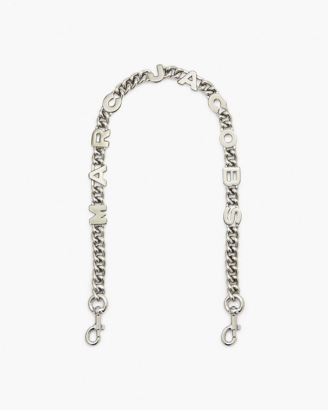 Marc Jacobs The Logo Chain Shoulder Strap Nickel ACCESSORIES