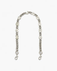 Marc Jacobs The Logo Chain Shoulder Strap Nickel ACCESSORIES