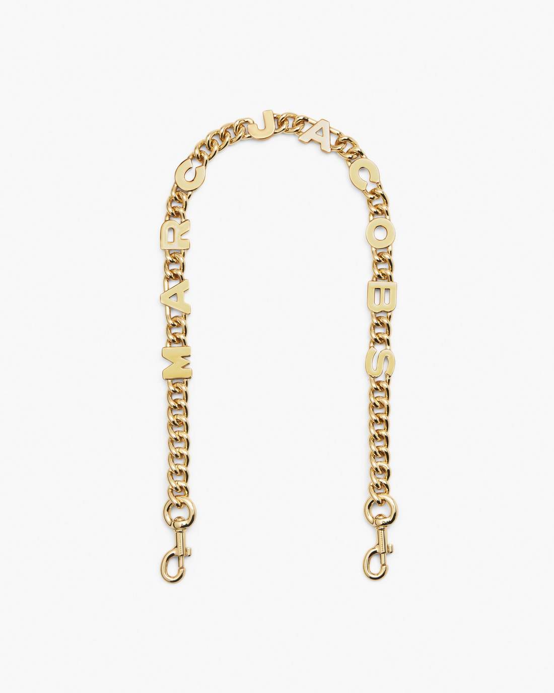 Marc Jacobs The Logo Chain Shoulder Strap Gold ACCESSORIES