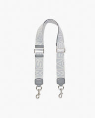 Marc Jacobs The Outline Logo Webbing Strap Wolf Grey Multi ACCESSORIES