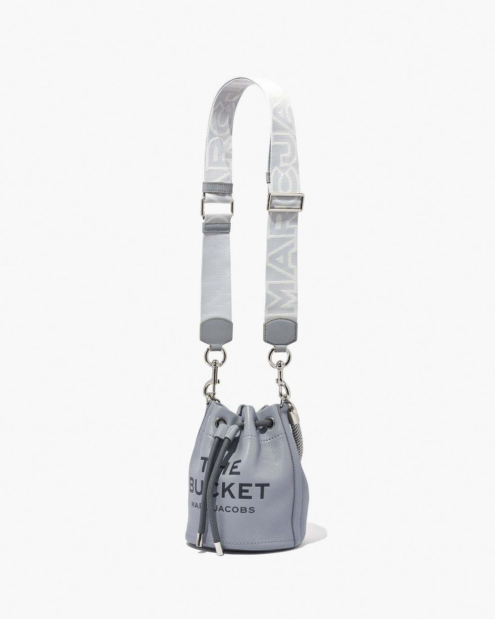 Marc Jacobs The Outline Logo Webbing Strap Wolf Grey Multi ACCESSORIES