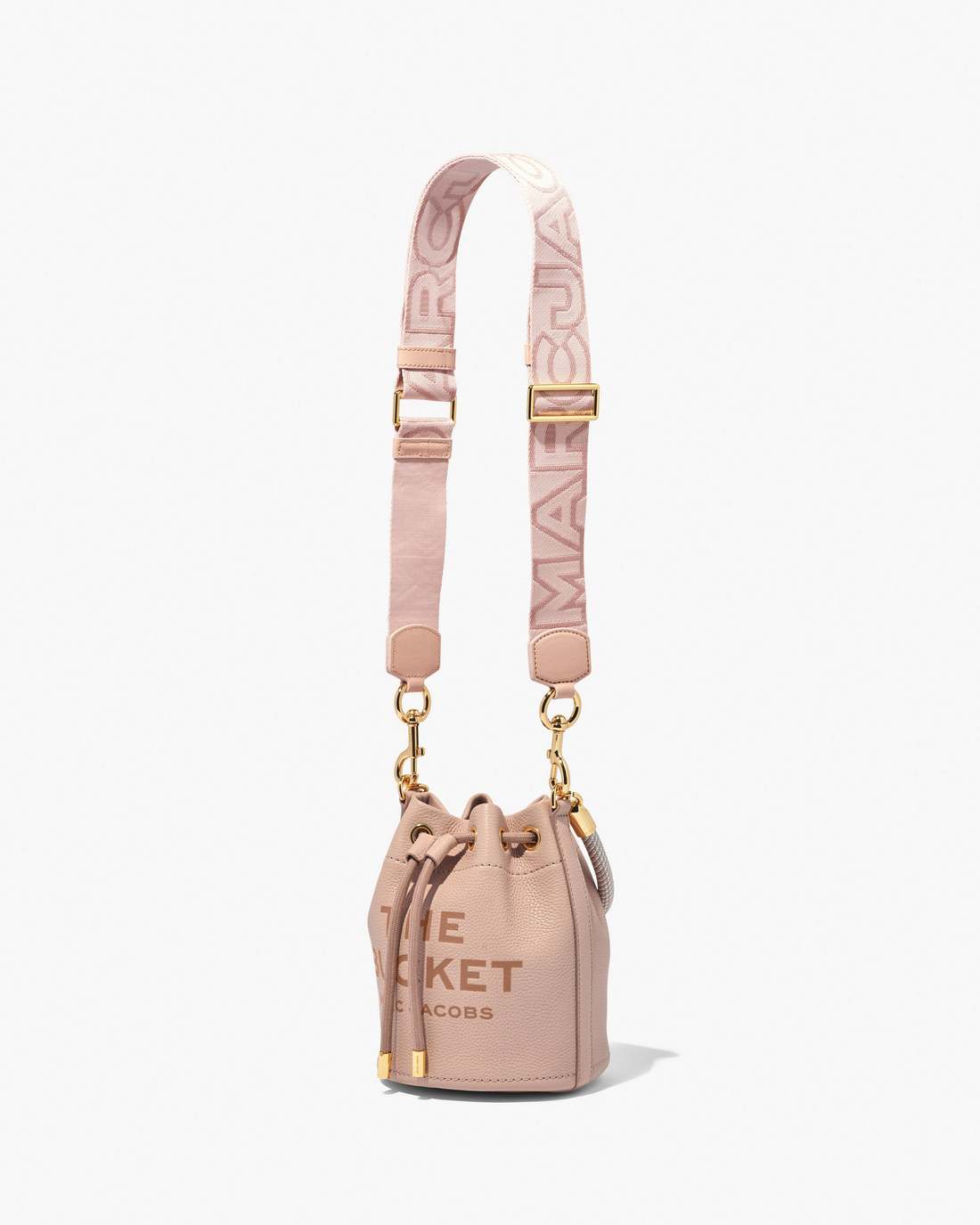 Marc Jacobs The Outline Logo Webbing Strap Rose Multi ACCESSORIES