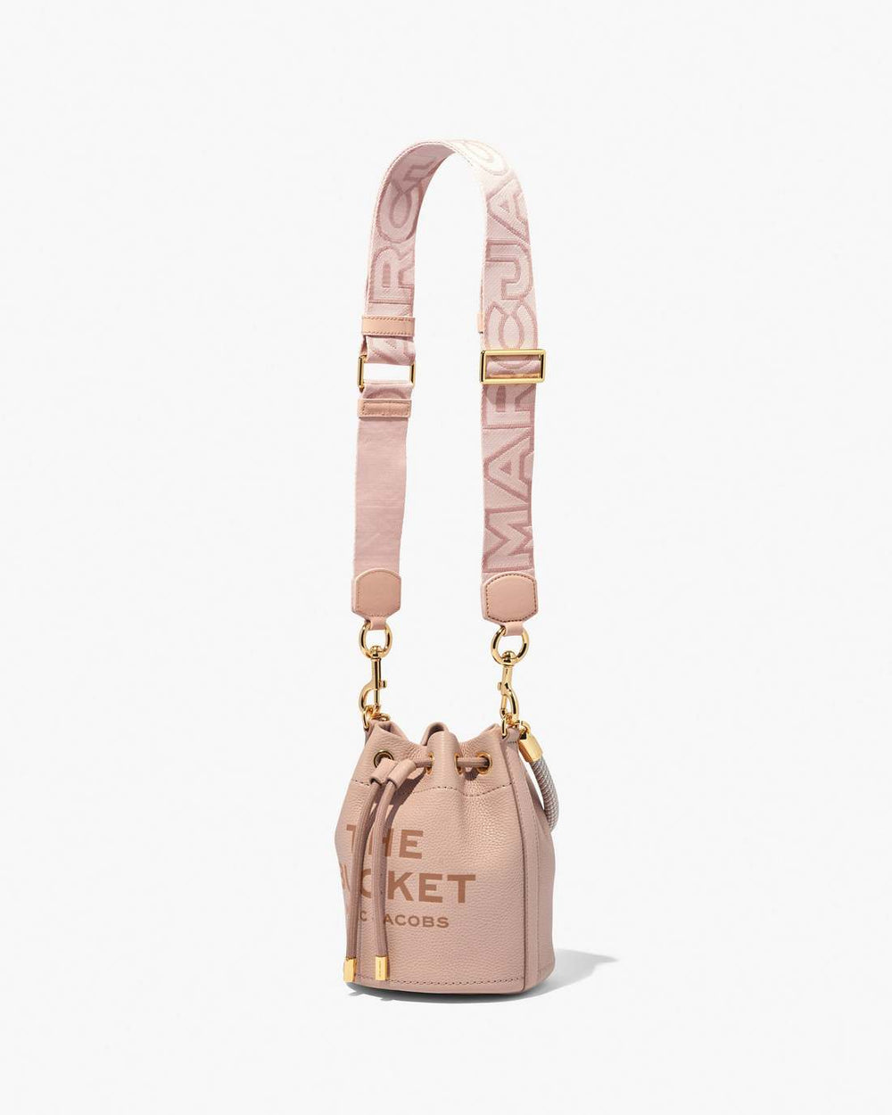 Marc Jacobs The Outline Logo Webbing Strap Rose Multi ACCESSORIES