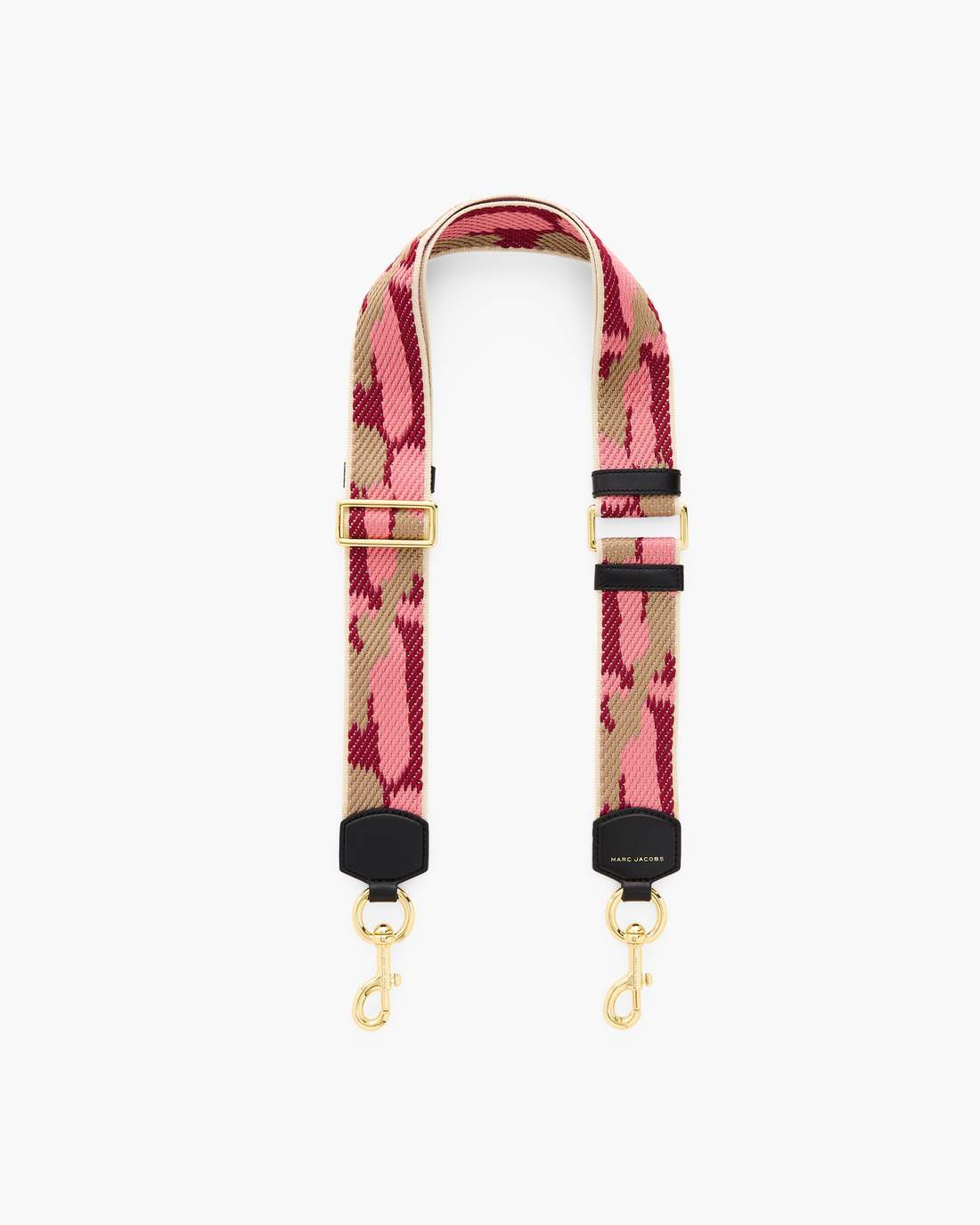 Marc Jacobs THE MULTI STITCH WEBBING STRAP Vachetta Red Multi ACCESSORIES