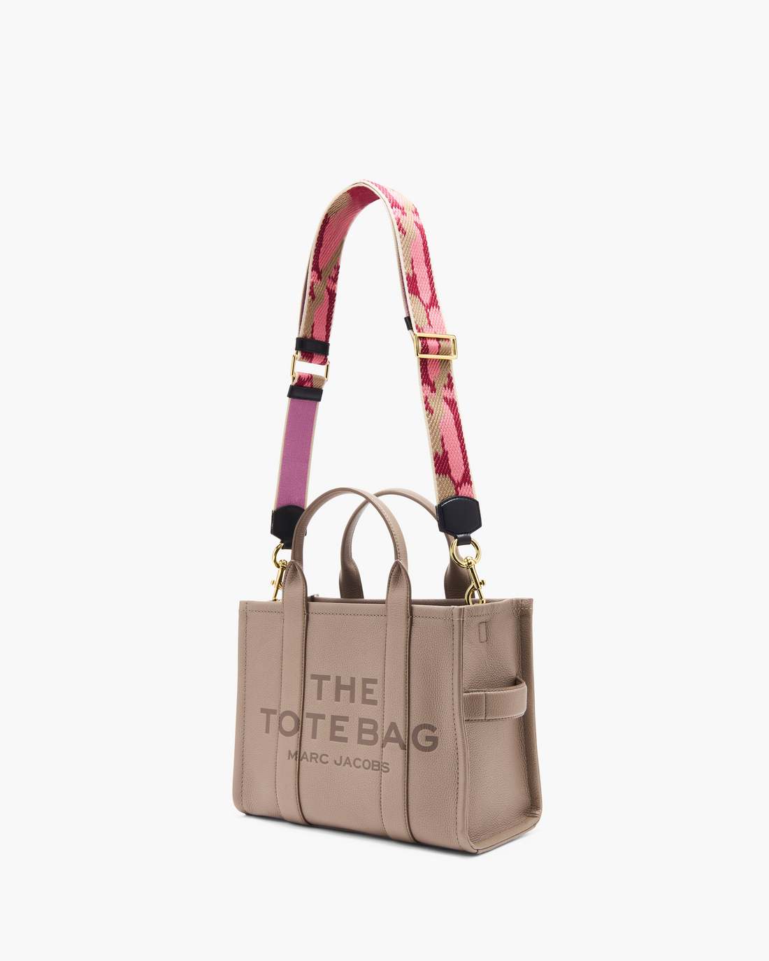 Marc Jacobs THE MULTI STITCH WEBBING STRAP Vachetta Red Multi ACCESSORIES