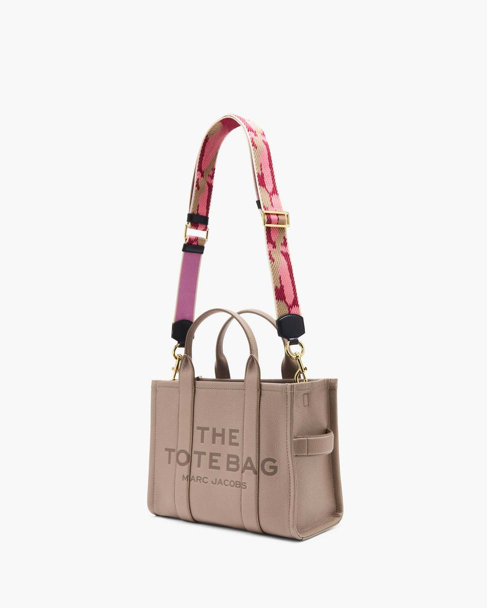 Marc Jacobs THE MULTI STITCH WEBBING STRAP Vachetta Red Multi ACCESSORIES