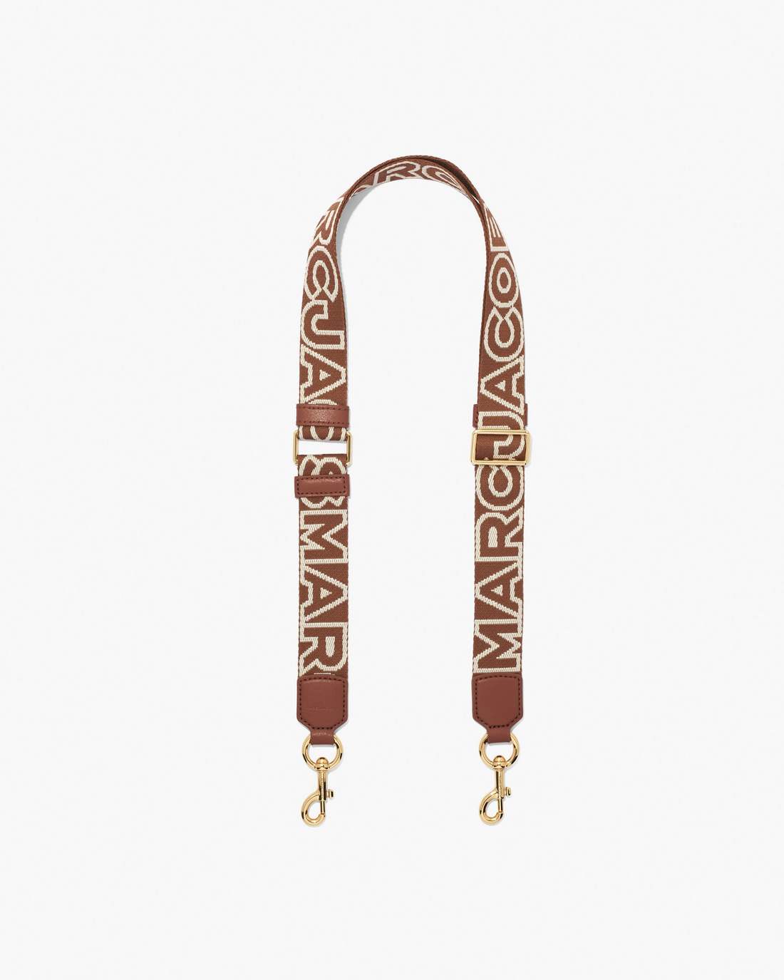 Marc Jacobs The Thin Outline Logo Webbing Strap Argan Oil Multi ACCESSORIES