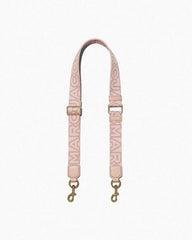Marc Jacobs The Thin Outline Logo Webbing Strap Rose Multi ACCESSORIES