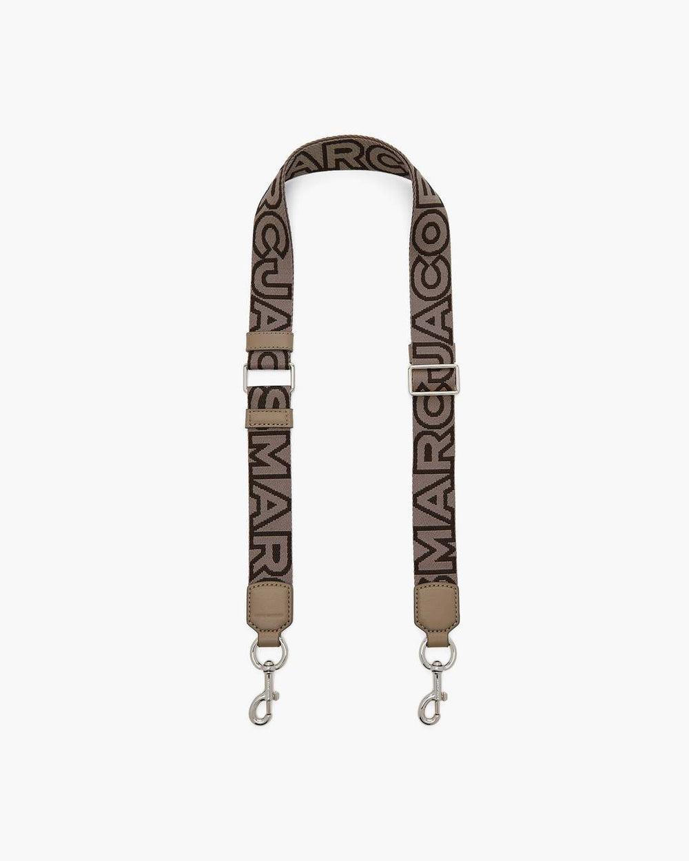 Marc Jacobs The Thin Outline Logo Webbing Strap Cement Multi ACCESSORIES