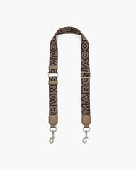 Marc Jacobs The Thin Outline Logo Webbing Strap Cement Multi ACCESSORIES
