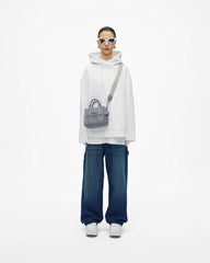 Marc Jacobs The Thin Arrow Webbing Strap Wolf Grey Multi ACCESSORIES