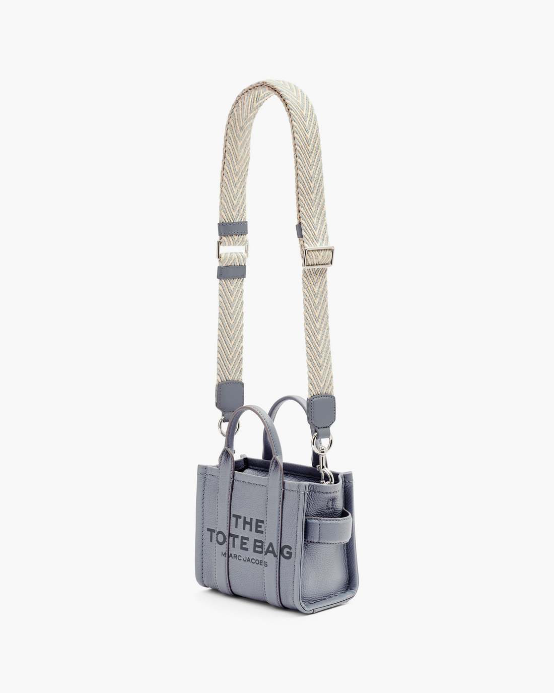 Marc Jacobs The Thin Arrow Webbing Strap Wolf Grey Multi ACCESSORIES