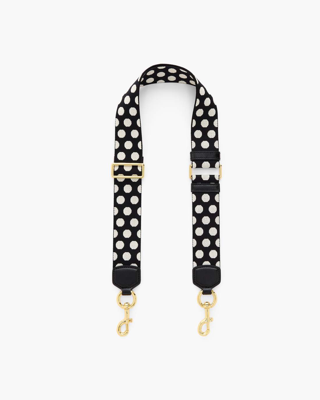 Marc Jacobs MEDIUM POLKA DOT STRAP Black Multi ACCESSORIES