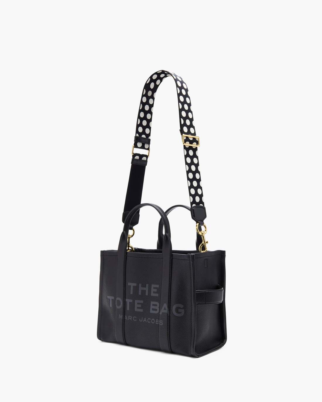 Marc Jacobs MEDIUM POLKA DOT STRAP Black Multi ACCESSORIES