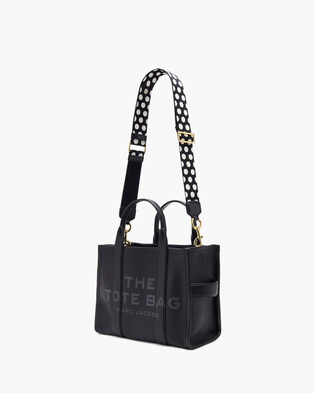 Marc Jacobs MEDIUM POLKA DOT STRAP Black Multi ACCESSORIES