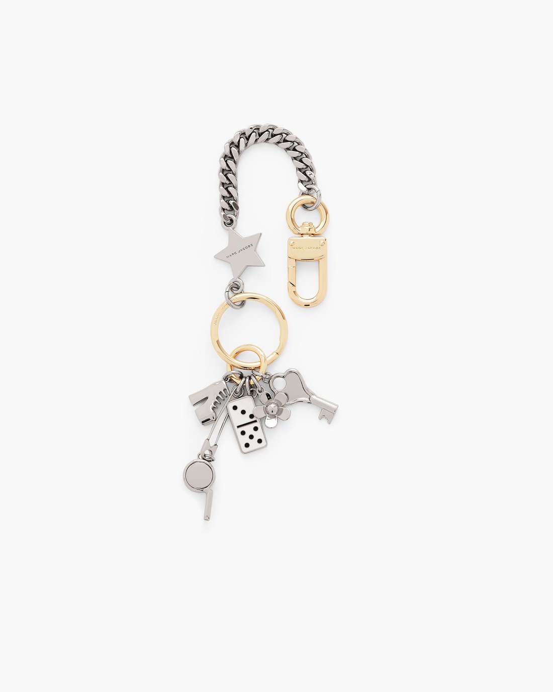 Marc Jacobs The Domino Effect Bag Charm Nickel ACCESSORIES|NEW ARRIVALS