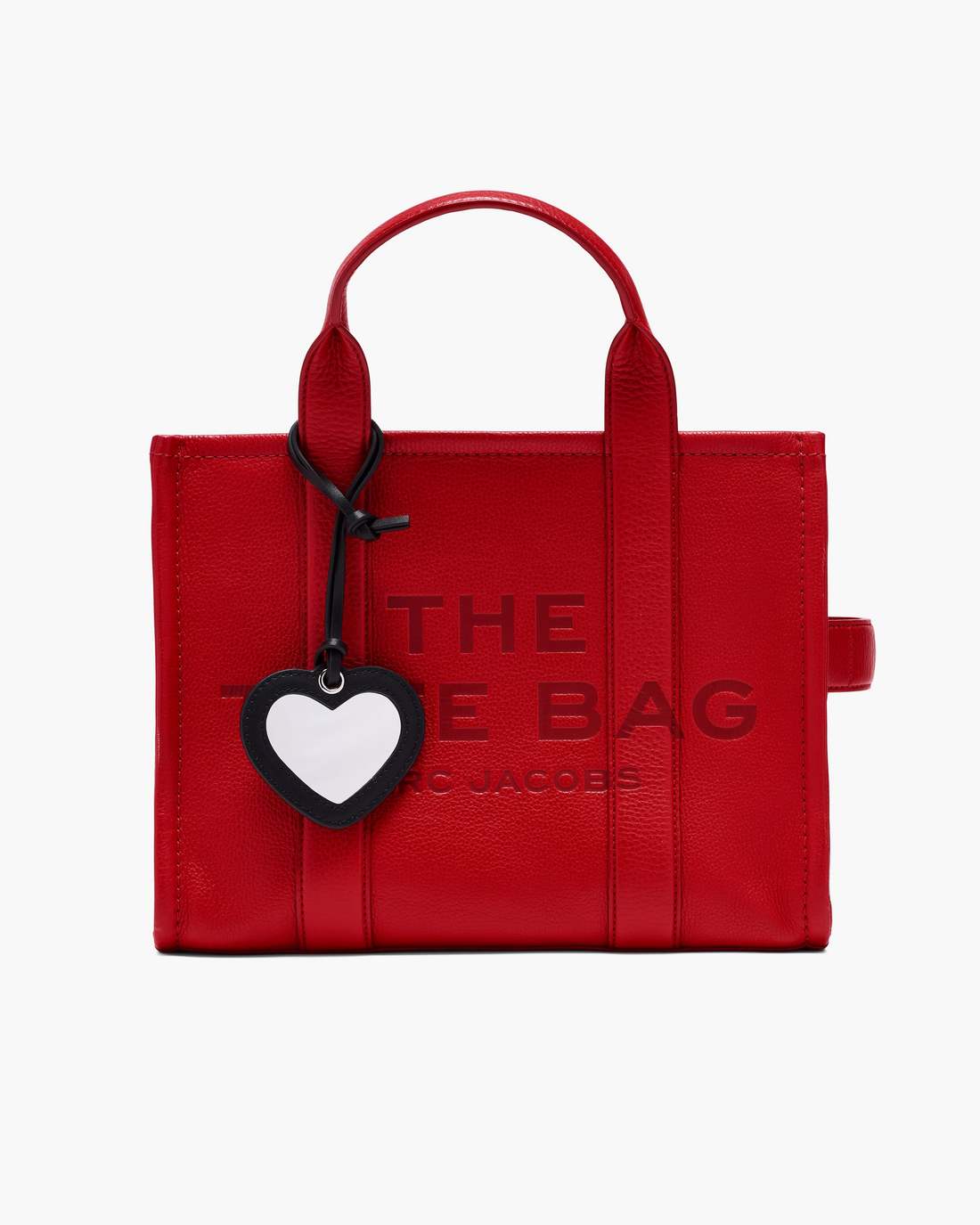 Marc Jacobs The Heart Mirror Bag Charm Black ACCESSORIES|NEW ARRIVALS