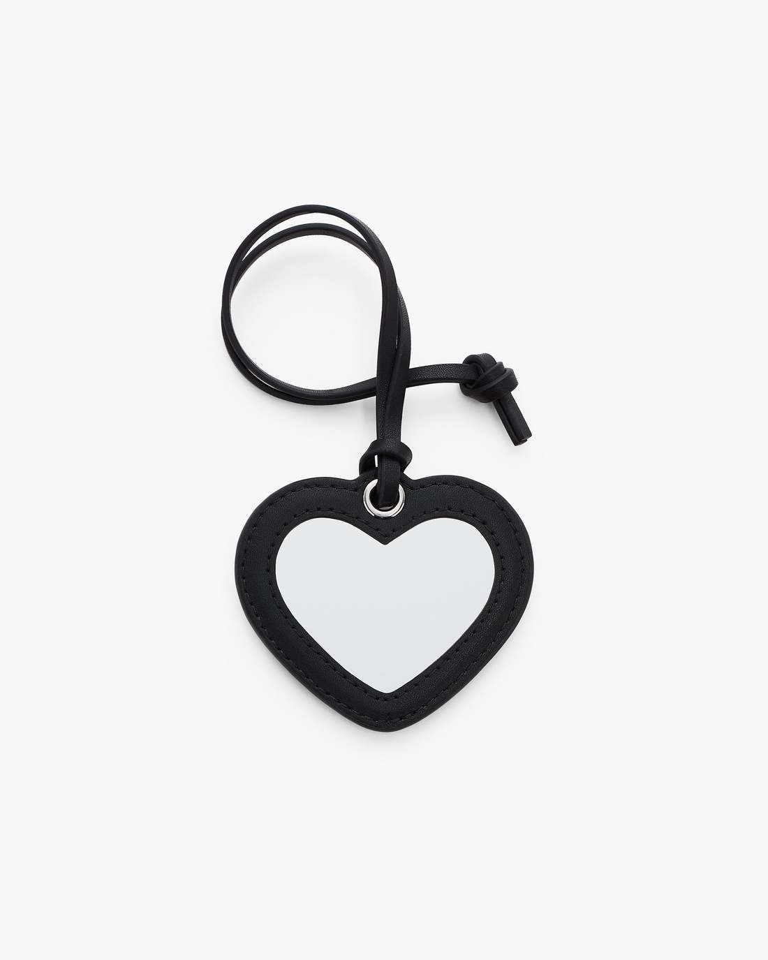 Marc Jacobs The Heart Mirror Bag Charm Black ACCESSORIES|NEW ARRIVALS