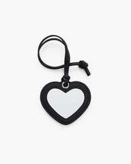 Marc Jacobs The Heart Mirror Bag Charm Black ACCESSORIES|NEW ARRIVALS