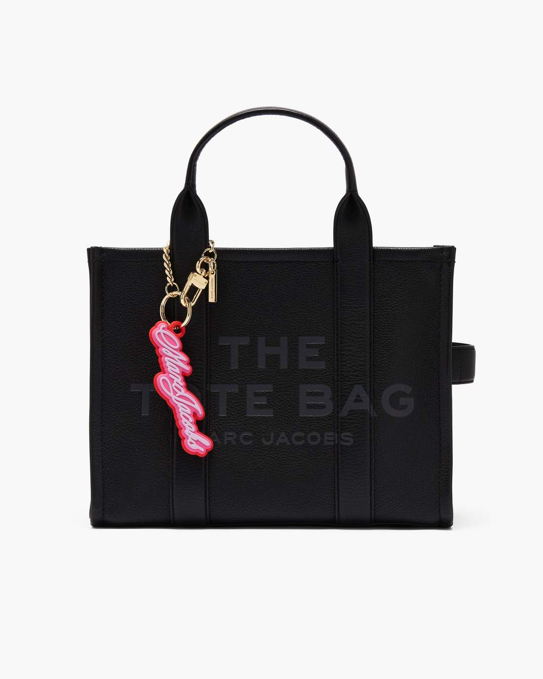Marc Jacobs The Cursive Logo Bag Charm Bow Pink Multi ACCESSORIES