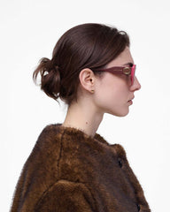 Marc Jacobs The J Marc Cat Eye Sunglasses Red/Pink ACCESSORIES