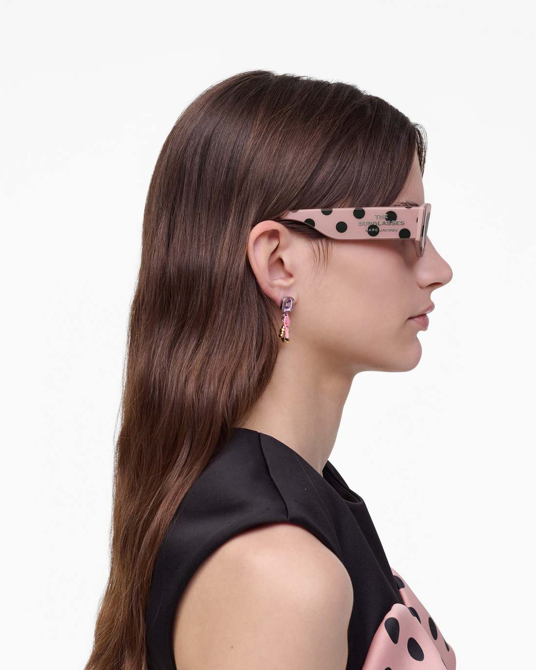 Marc Jacobs The Oval Sunglasses Peach Multi ACCESSORIES