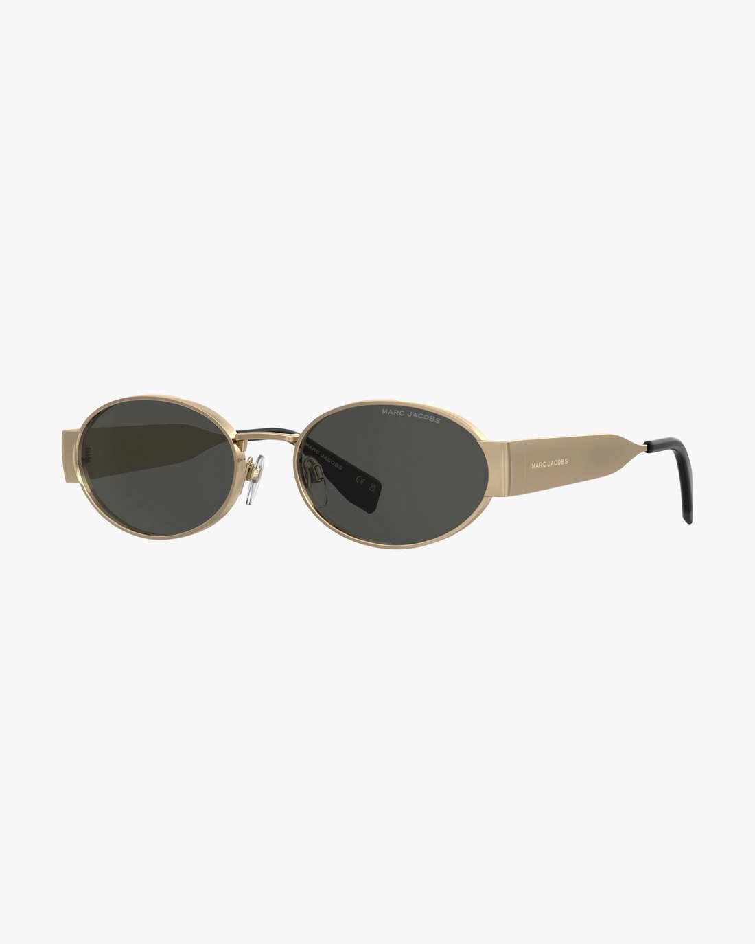 Marc Jacobs The Classic Logo Round Sunglasses Black/Gold ACCESSORIES