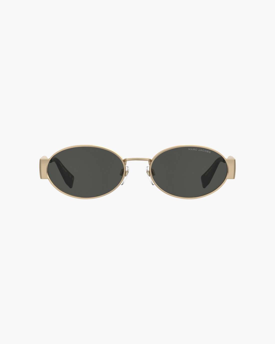 Marc Jacobs The Classic Logo Round Sunglasses Black/Gold ACCESSORIES