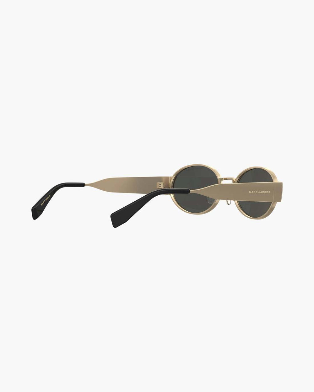 Marc Jacobs The Classic Logo Round Sunglasses Black/Gold ACCESSORIES