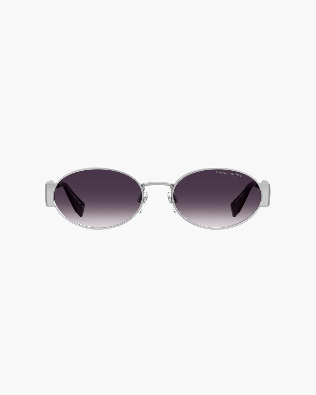 Marc Jacobs The Classic Logo Round Sunglasses Silver ACCESSORIES