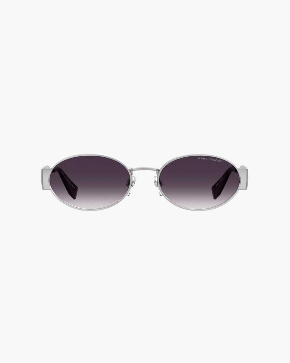Marc Jacobs The Classic Logo Round Sunglasses Silver ACCESSORIES