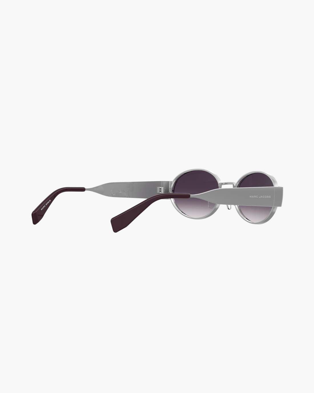 Marc Jacobs The Classic Logo Round Sunglasses Silver ACCESSORIES