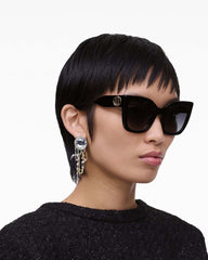 Marc Jacobs The J Marc Square Sunglasses Black ACCESSORIES