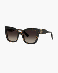 Marc Jacobs The J Marc Square Sunglasses Havana ACCESSORIES