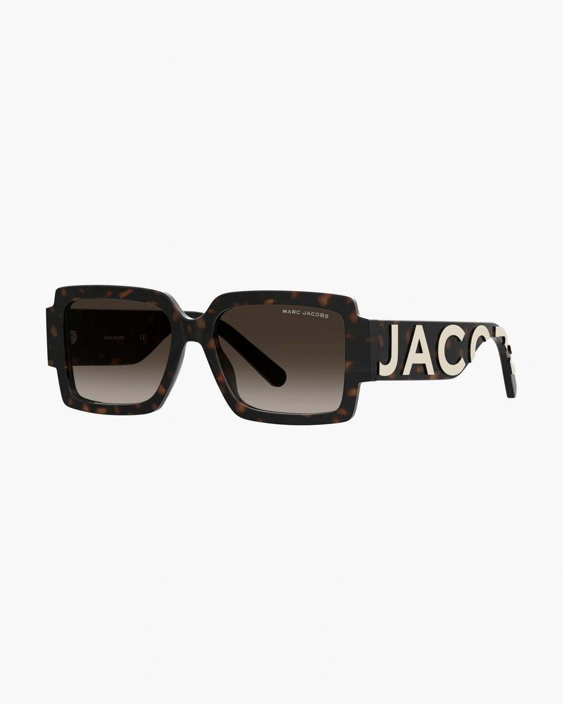 Marc Jacobs The Bold Logo Square Sunglasses Havana ACCESSORIES