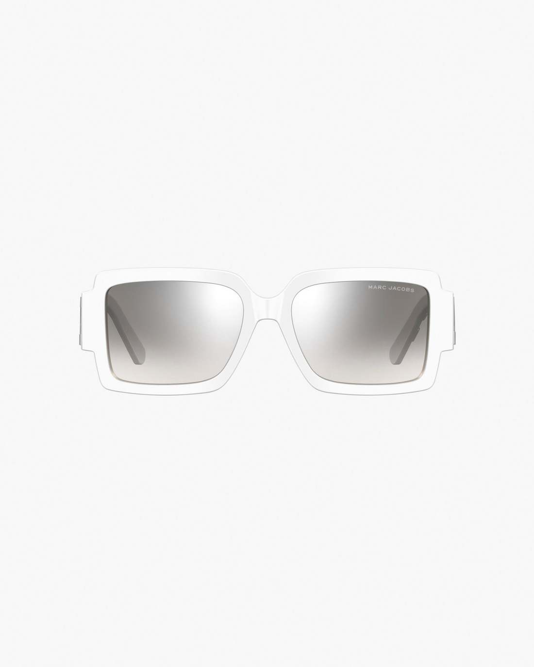 Marc Jacobs The Bold Logo Square Mirrored Sunglasses White/Grey ACCESSORIES
