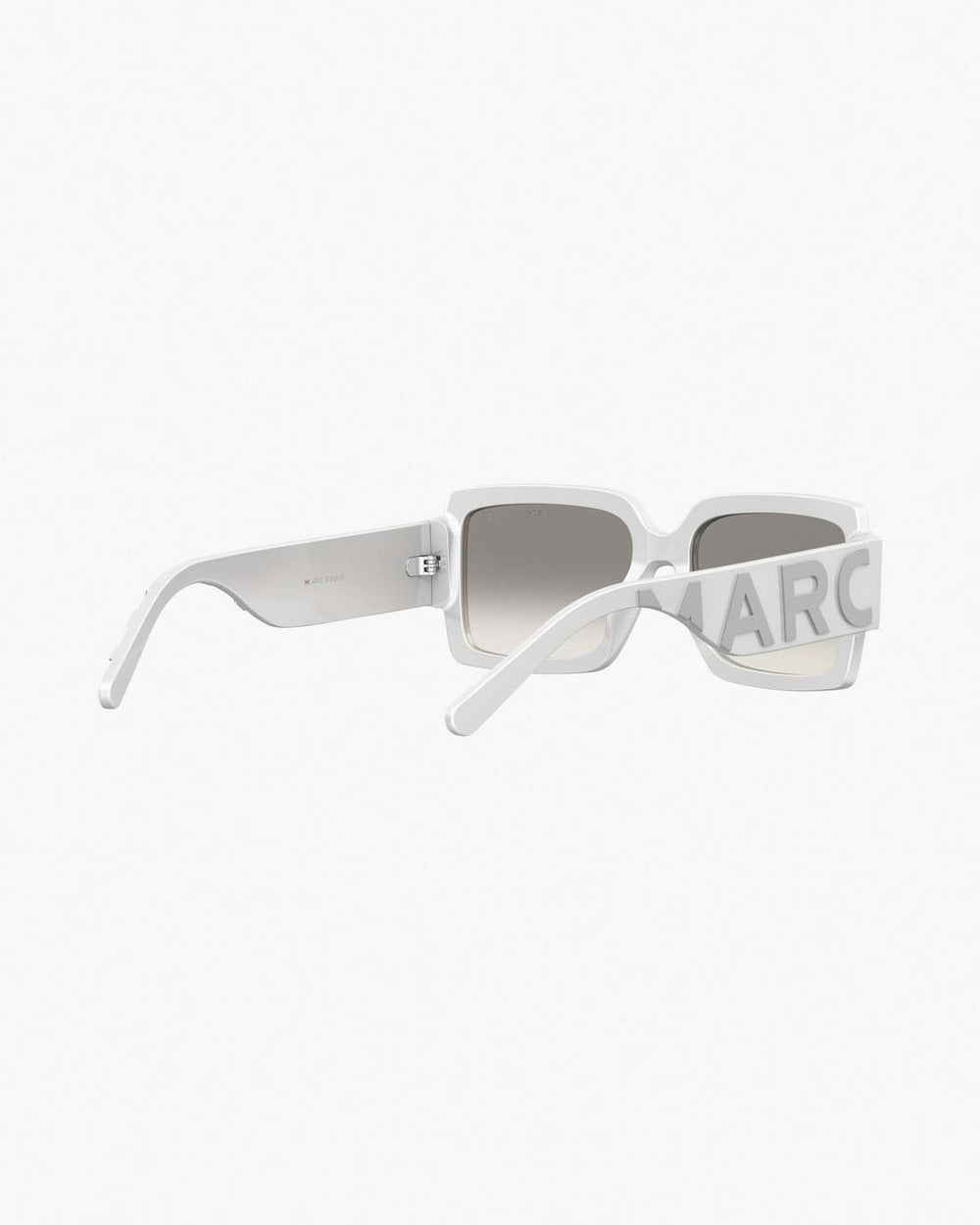 Marc Jacobs The Bold Logo Square Mirrored Sunglasses White/Grey ACCESSORIES
