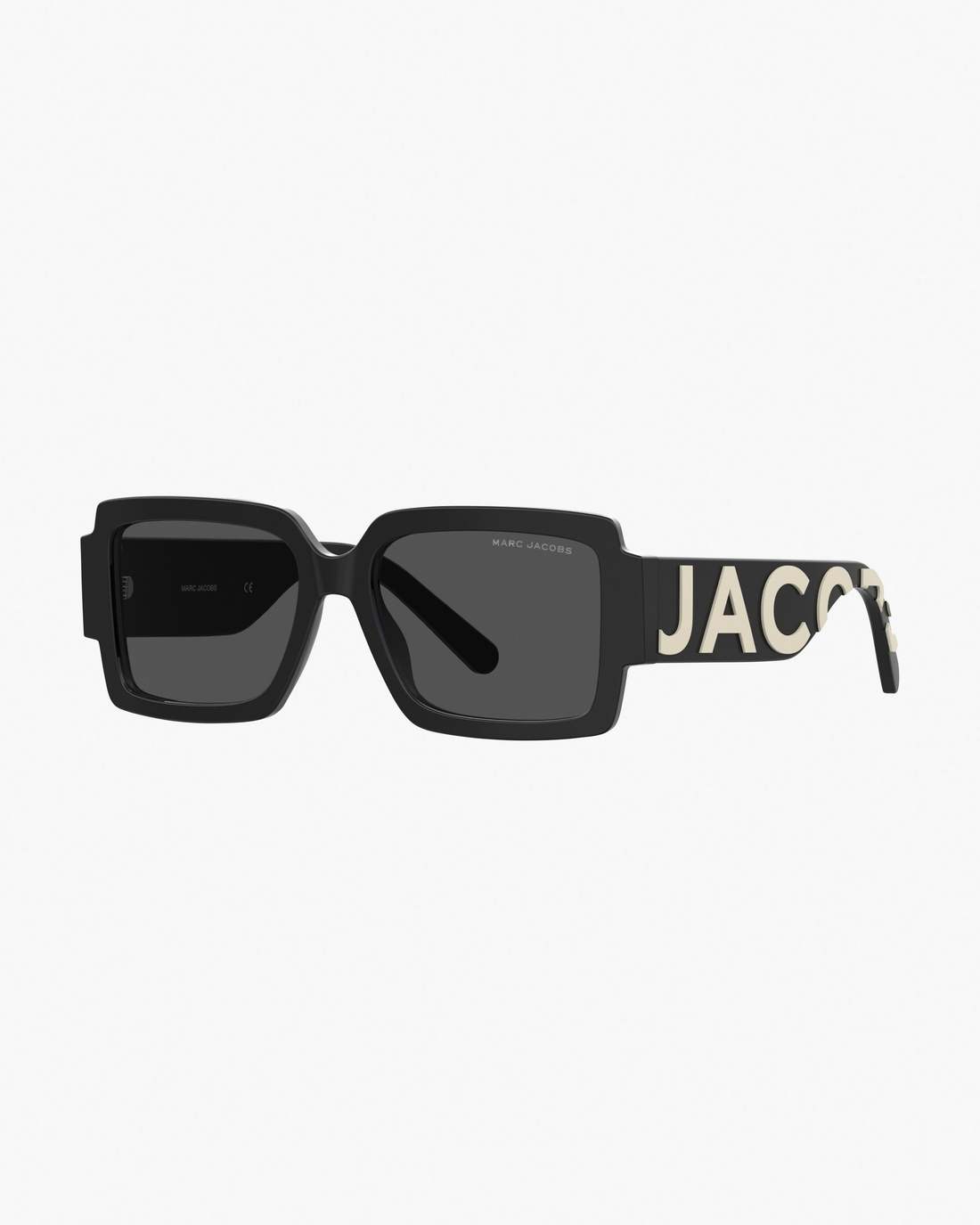 Marc Jacobs The Bold Logo Square Sunglasses Black/White ACCESSORIES
