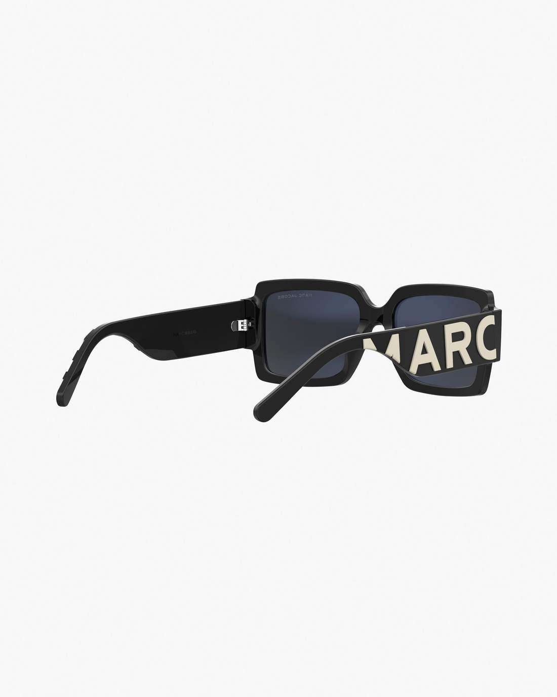 Marc Jacobs The Bold Logo Square Sunglasses Black/White ACCESSORIES